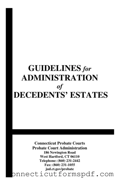 Fill Out a Valid Connecticut Probate Template